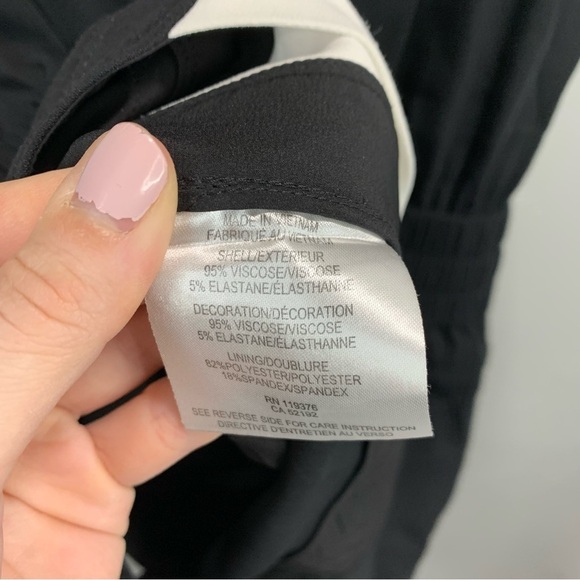 Helmut Lang Torsion Black & White Playsuit Romper - Picture 8 of 9